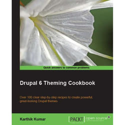 Packt Drupal 6 Theming Cookbook livre & manuel de logiciels