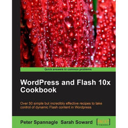 Packt WordPress and Flash 10x Cookbook livre & manuel de logiciels