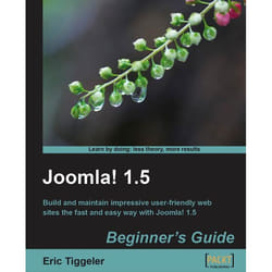 Packt Joomla! 1.5: Beginner's Guide livre & manuel de logiciels