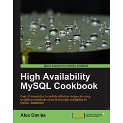 Packt High Availability MySQL Cookbook livre & manuel de logiciels