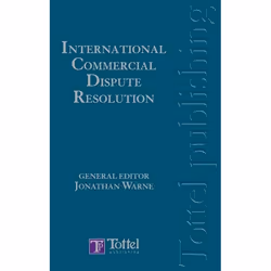 ISBN International Commercial Dispute Resolution, Loi, Anglais, Couverture rigide, 872 pages