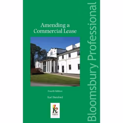 ISBN Amending a Commercial Lease, Loi, Anglais, Livre broché, 334 pages