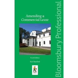 ISBN Amending a Commercial Lease livre Loi Anglais