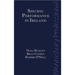 ISBN Specific Performance in Ireland livre Loi Anglais Couverture rigide
