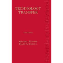 ISBN Technology Transfer livre Loi Anglais Couverture rigide