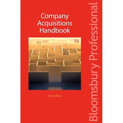 ISBN Company Acquisitions Handbook, Loi, Anglais, Livre broché, 784 pages