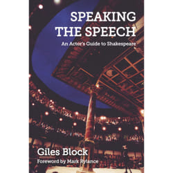 Playwrights Canada Press Speaking the Speech livre