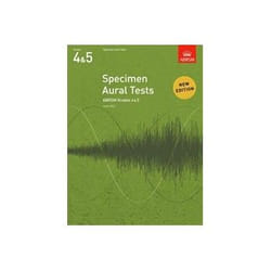 ISBN Specimen Aural Tests, Grades 4 & 5: new edition from 2011 livre Musique Anglais