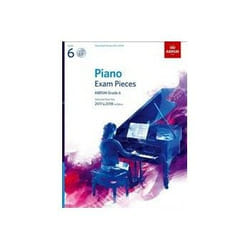 ISBN Piano Exam Pieces 2017 & 2018, ABRSM Grade 6, with CD: Selected from the 2017 & 2018 syllabus livre Musique Anglais