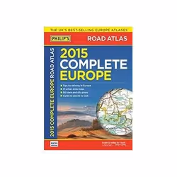 ISBN Philip's Complete Road Atlas Europe 2015 (Philips Road Atlas), Voyage, Anglais