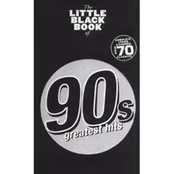 ISBN Little Black Book of 90s Greatest Hits, Musique, Anglais, Livre broché