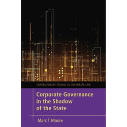ISBN Corporate Governance in the Shadow of the State livre Loi Anglais Couverture rigide