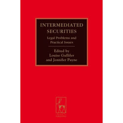 ISBN Intermediated Securities (Legal Problems and Practical Issues) livre Loi Anglais Couverture rigide