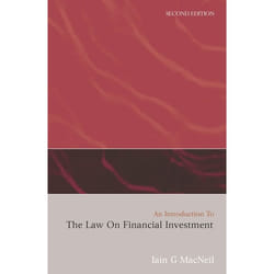 ISBN An Introduction to the Law on Financial Investment livre Loi Anglais
