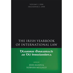 ISBN The Irish Yearbook of International Law, Volume 3, 2008 livre Loi Anglais Couverture rigide