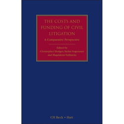 ISBN The Costs and Funding of Civil Litigation (A Comparative Perspective) livre Loi Anglais Couverture rigide