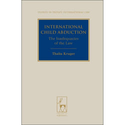ISBN International Child Abduction (The Inadequacies of the Law) livre Loi Anglais Couverture rigide
