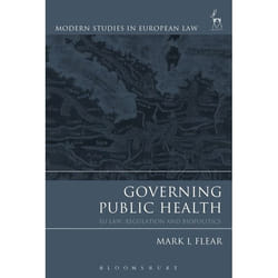 ISBN Governing Public Health (EU Law, Regulation and Biopolitics) livre Loi Anglais Couverture rigide