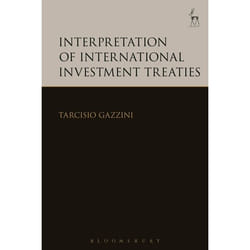ISBN Interpretation of International Investment Treaties livre Loi Anglais Couverture rigide