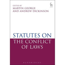 ISBN Statutes on the Conflict of Laws livre Loi Anglais