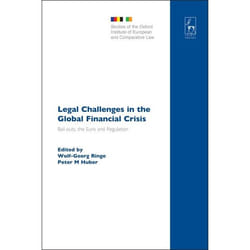 ISBN Legal Challenges in the Global Financial Crisis (Bail-outs, the Euro and Regulation) livre Loi Anglais Couverture rigide