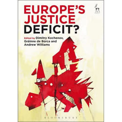 ISBN Europe’s Justice Deficit? livre Loi Anglais Couverture rigide