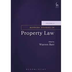 ISBN Modern Studies in Property Law - Volume 8, Loi, Anglais, Couverture rigide, 392 pages