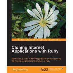Packt Cloning Internet Applications with Ruby livre & manuel de logiciels