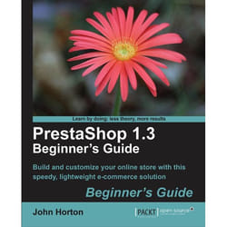 Packt PrestaShop 1.3 Beginner's Guide livre & manuel de logiciels