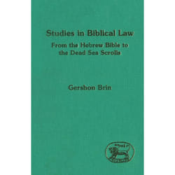 ISBN Studies in Biblical Law (From the Hebrew Bible to the Dead Sea Scrolls) Couverture rigide