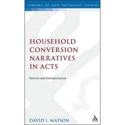 ISBN Household Conversion Narratives in Acts (Pattern and Interpretation) livre Anglais Couverture rigide 226 pages