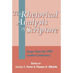 ISBN The Rhetorical Analysis of Scripture (Essays from the 1995 London Conference) livre Education Anglais Couverture rigide 505 pages