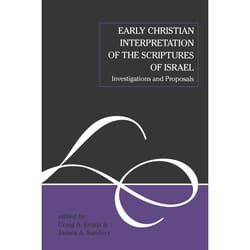 ISBN Early Christian Interpretation of the Scriptures of Israel (Investigations and Proposals) livre Education Anglais Couverture rigide 476 pages