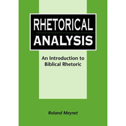 ISBN Rhetorical Analysis (An Introduction to Biblical Rhetoric) livre Religion Anglais Couverture rigide