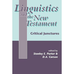 ISBN Linguistics and the New Testament (Critical Junctures) livre Education Anglais Couverture rigide 306 pages
