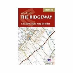 ISBN Ridgeway Map Booklet: 1:25,000 OS Route Mapping (British Long Distance), Voyage, Anglais, 56 pages