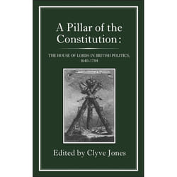 ISBN Pillar of the Constitution (The House of Lords in British Politics, 1640-1784) livre Anglais Couverture rigide 258 pages