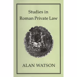 ISBN Studies in Roman Private Law, Anglais, Couverture rigide, 408 pages