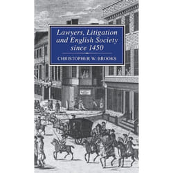 ISBN Lawyers, Litigation & English Society Since 1450 Couverture rigide