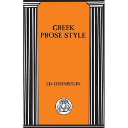 ISBN Greek Prose Style