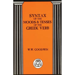 ISBN Syntax of the Moods and Tenses of the Greek Verbs