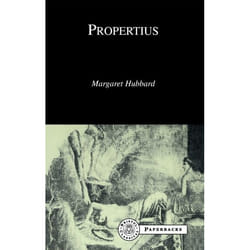ISBN Propertius livre histoire Anglais Livre broché 190 pages