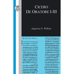 ISBN Cicero: De Oratore I-III livre classiques Anglais