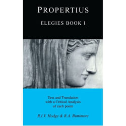 ISBN Propertius: Elegies I livre classiques Anglais