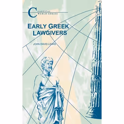 ISBN Early Greek Lawgivers, classiques, Anglais, Livre broché, 128 pages
