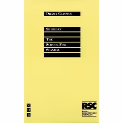Playwrights Canada Press The School for Scandal, Livre broché, 96 pages
