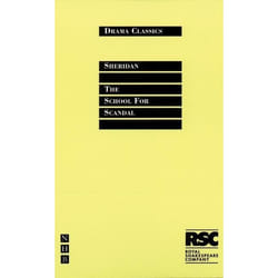 Playwrights Canada Press The School for Scandal livre