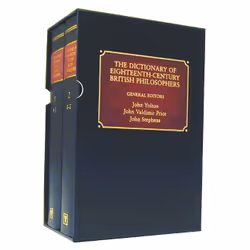 ISBN Dictionary Of 18th-Century British Philosophers, Anglais, Couverture rigide, 1034 pages