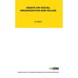 ISBN Essays on Social Organisation and Values livre Anglais Couverture rigide 334 pages