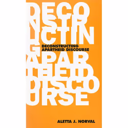 ISBN Deconstructing Apartheid Discourse, Livre broché, 400 pages